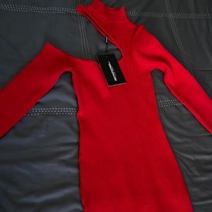 Red sweater dress 🎄❤️